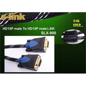 Slx-900 Vga M/M 15P 1.8M Gold Monitör Kablosu