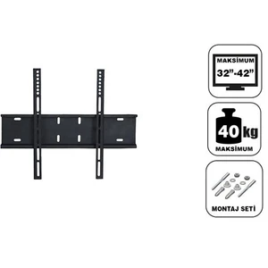 32''-42'' Sabit A Plus Duvar Askı Aparatı