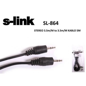 Sl-864 S-Lınk 5M Stereo Ses Kablosu
