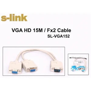 Sl-Vga152 Vga To 2 Vga 30Cm Kablosu