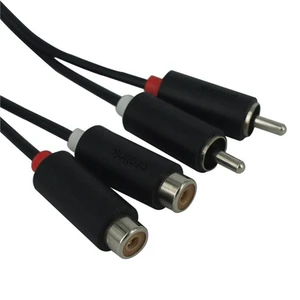 PB102 2 RCA -2 RCA Siyah Soket Kablo (3 m)