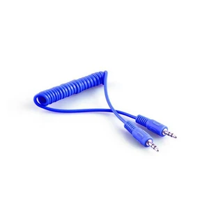 Sl-Sp5 1M Stereo M/M Mavi Spiral Ses Kablosu