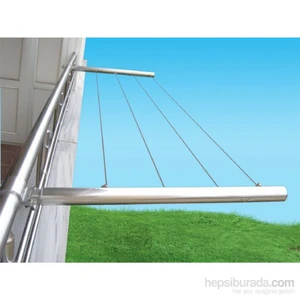 Küpeçte Balkon Alimünyum Askılık