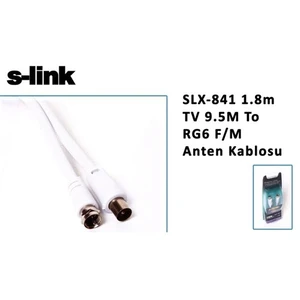 Slx-841 1.8M Tv 9.5M To Rg6 F/M Anten Kablosu