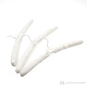 Saten Askı 39 Cm Beyaz