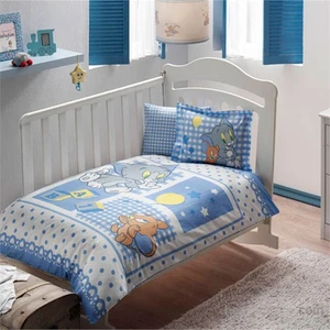 Lisanslı Tom&Jerry Baby Boy Bebek Ranforce Nevresim Takımı