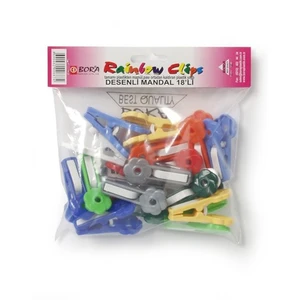 Bora Plastik Plastik Mandal Desenli (18 adet) BO687