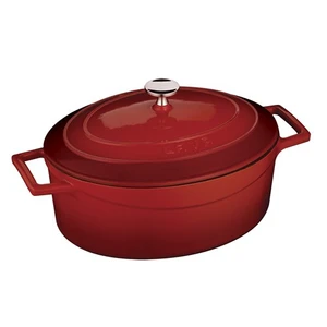 Oval Tencere - Çap(Ø)25 cm. Kırmızı