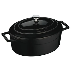 Oval Tencere - Çap(Ø)25 Cm. Siyah