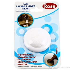 Kapaklı Lavabo-Küvet Tıkacı