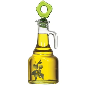 Zeytin Desen Kapaklı Yağdanlık 250 Cc