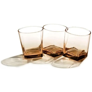 Carre Bardak 6'Li Set Pembe