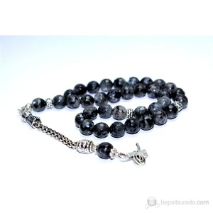 Dumanlı Akik Taşı Tesbih 8 mm Faset Kesim