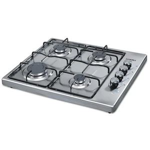 LX-420F Full Inox 4 Gözü Gazlı Setüstü Ocak-Doğalgaz