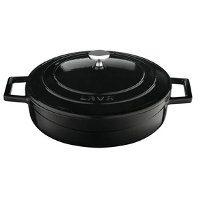 Çok Amaçlı Yayvan Tencerelerçap(Ø)24 Siyah