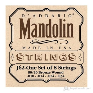 Daddario J62 - Mandolin Teli