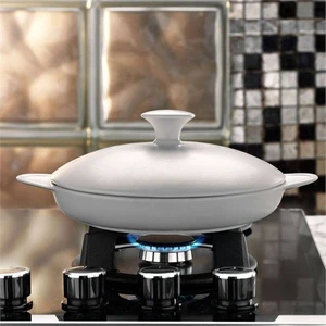Porflame Porselen 25 Cm Kapaklı Tava