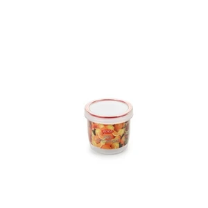 Bora Plastik Contalı Vidalı Saklama Kabı 330ML NO:2  BO051