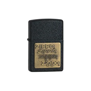 Çakmak 362 Black Crackle® Gold Zippo Logo