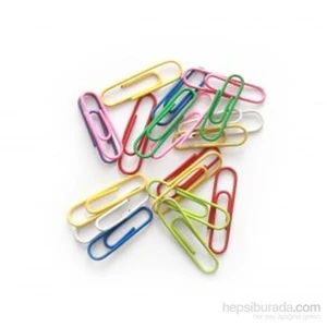 Renkli Ataş 28 mm 22837 Adet Renkli Çeşitleriyle Kırtasiye Ürünleri İçin Kullanım