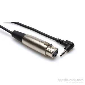 HOSA XLR (F) 3.5 mm TRS (M) Stereo Mikrofon kablosu (1.5 Mt.)