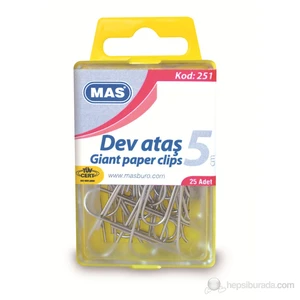 Mas 251 Dev Ataş 5 cm Nikel Kaplı - Süper Kalite