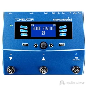 TC Helicon VoiceLive Play (Voice-harmony, TC-Effect, Detone düzeltme, EQ)