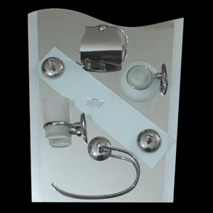 Banyo Ayna Seti 43x53 cm 6 Parça Model 241
