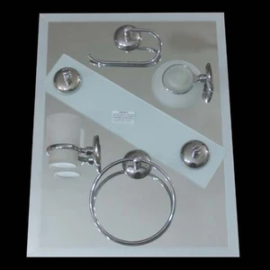 Banyo Ayna Seti 43x53 cm 6 Parça Model 244