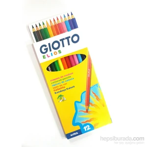 Giotto 12 Renk Kuru Boya Kalemi
