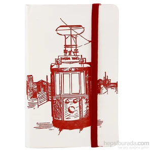 Keskin 9X14 80 Çizgili Renk İstanbul Bloknot (Tramvay)