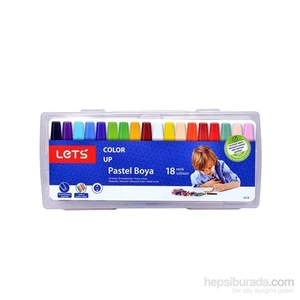 Lets 18 Renk Pastel Boya Plastik Çantalı Lk-18