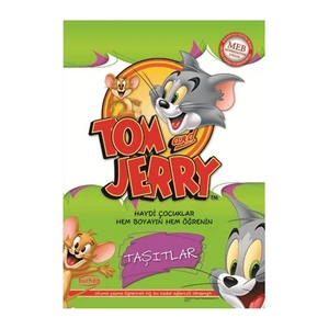 Tom ve Jerry Boyama Kitabı - Taşıtlar