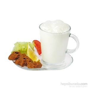 2'Li Tabaklı Bardak Takımı (4 Parça )