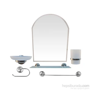 6 Parça Ayna Takımı Krom