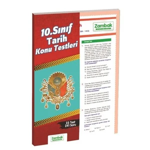 Zambak Yayınları 10.Sınıf Tarih Konu Testleri (Yaprak Test)