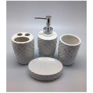 4074 4 parça Seramik Banyo Seti