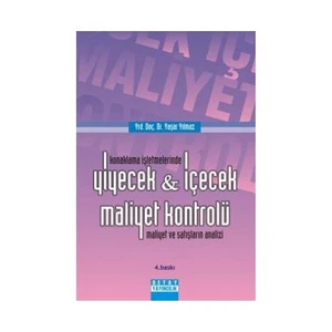 Konaklama İşletmelerinde Yiyecek - İçecek Maliyet Kontrolü-Yaşar Yılmaz