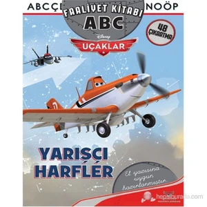 Uçaklar - Yarışçı Harfler Abc Faaliyet Kitabı