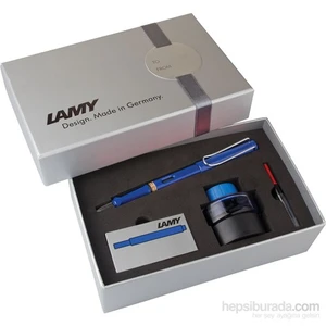 D.Kalem Safari Mür+Kartuş+Piston Mavi 14Ds-M