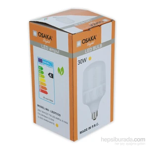 Osakalight 30W-200watt  Yüksek Watt Led  Ampul E27 Günışığı