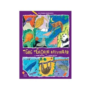 İlk Kitabını Kendin Boya - Türü Tükenen Hayvanlar - Müren Beykan