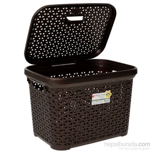 Hobby Life  Rattan Küçük Sandık(20 Lt) - Kahverengi