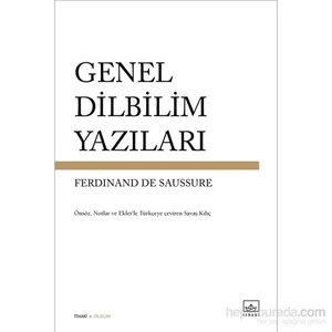 Genel Dilbilim Yazıları-Ferdinand De Saussure