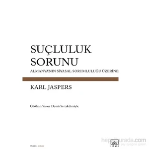 Suçluluk Sorunu-Karl Jaspers