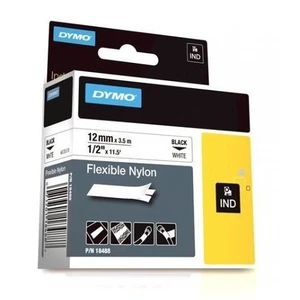 RhinoPro Esnek Naylon Şerit 12mmx3.5m BeyazSiyah 18488