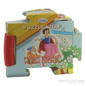 Puzzle Kitap Pamuk Prenses Yedi Cüceler
