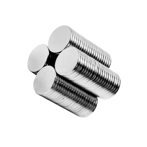 Yuvarlak Küçük Güçlü Neodyum Mıknatıs 10x1 mm (60`lı Paket)