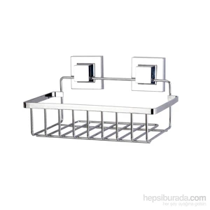 EASYFİX YAPIŞKANLI TEKLİ KOZMETİK RAFI KROM EF241
