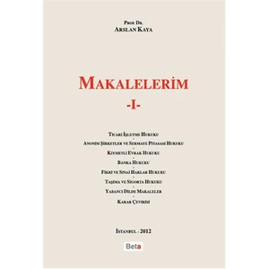 Makalelerim I-Arslan Kaya